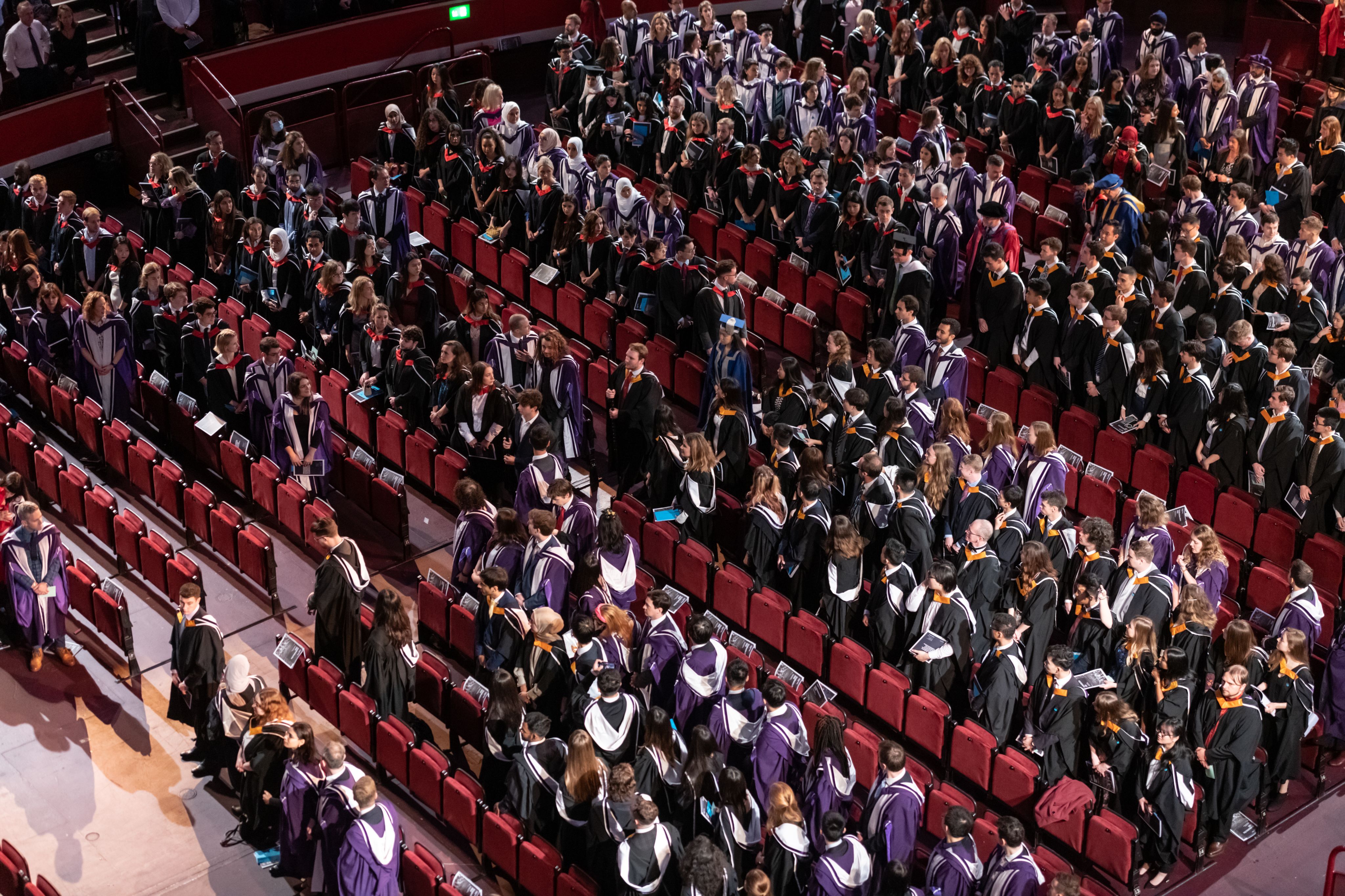 Imperial College graduands in the Royal Albert Hall