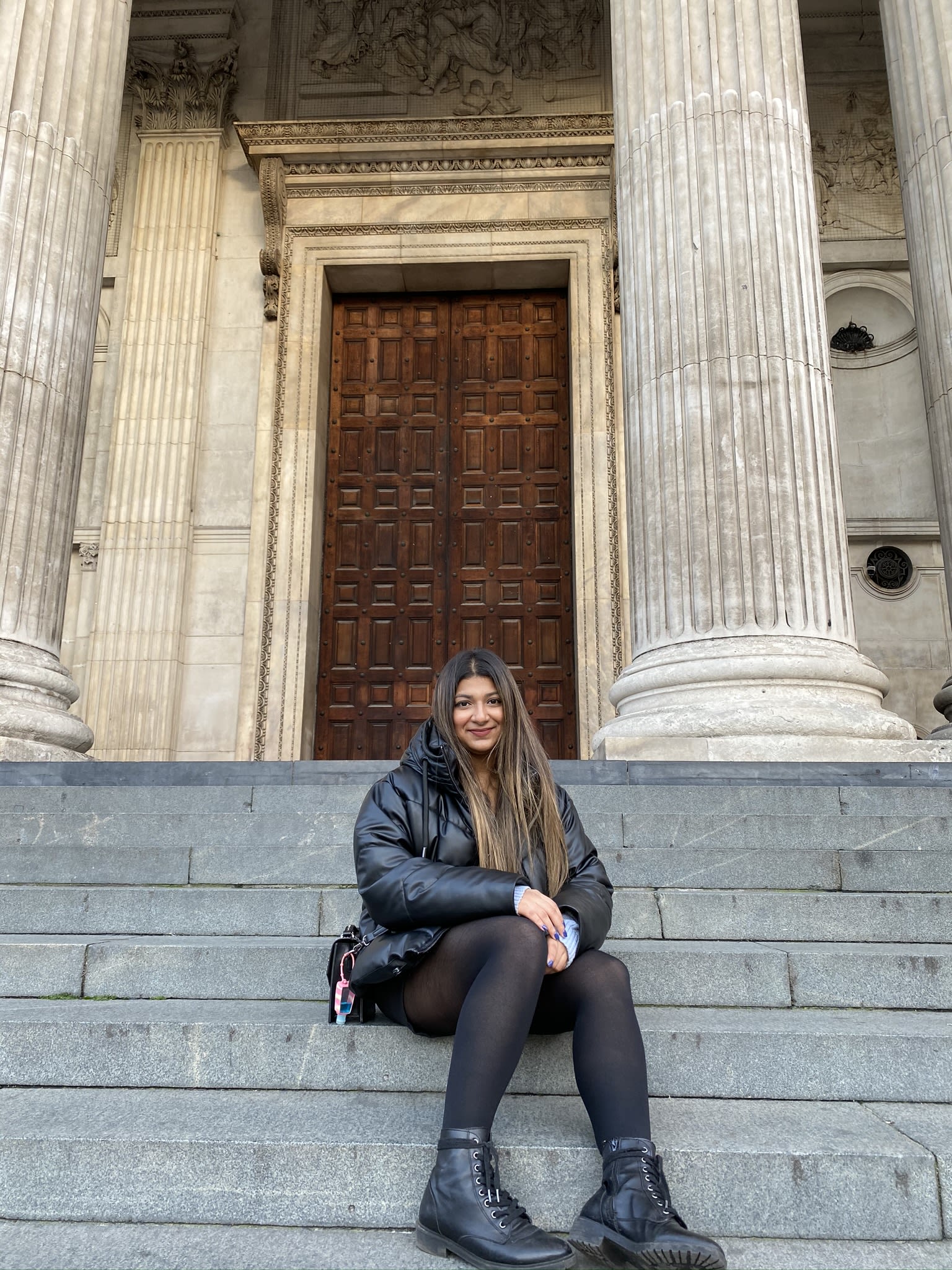 Reehab outside of St. Paul's Cathedral