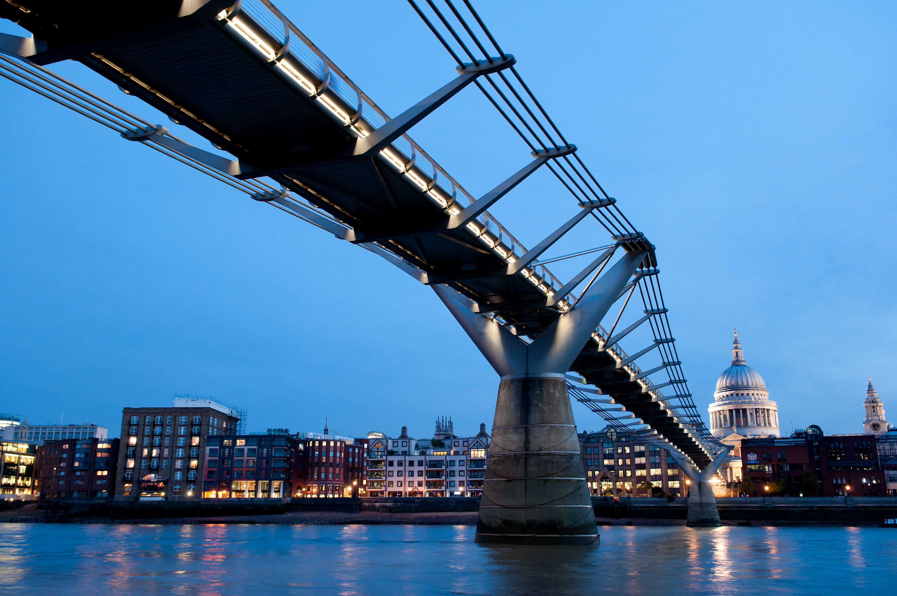 London landscape with St Paul's Cathedral in the background