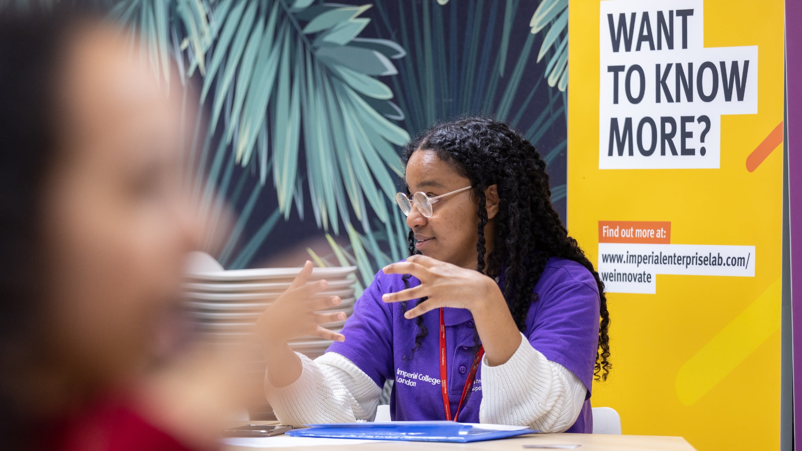 Meley leading an outreach event