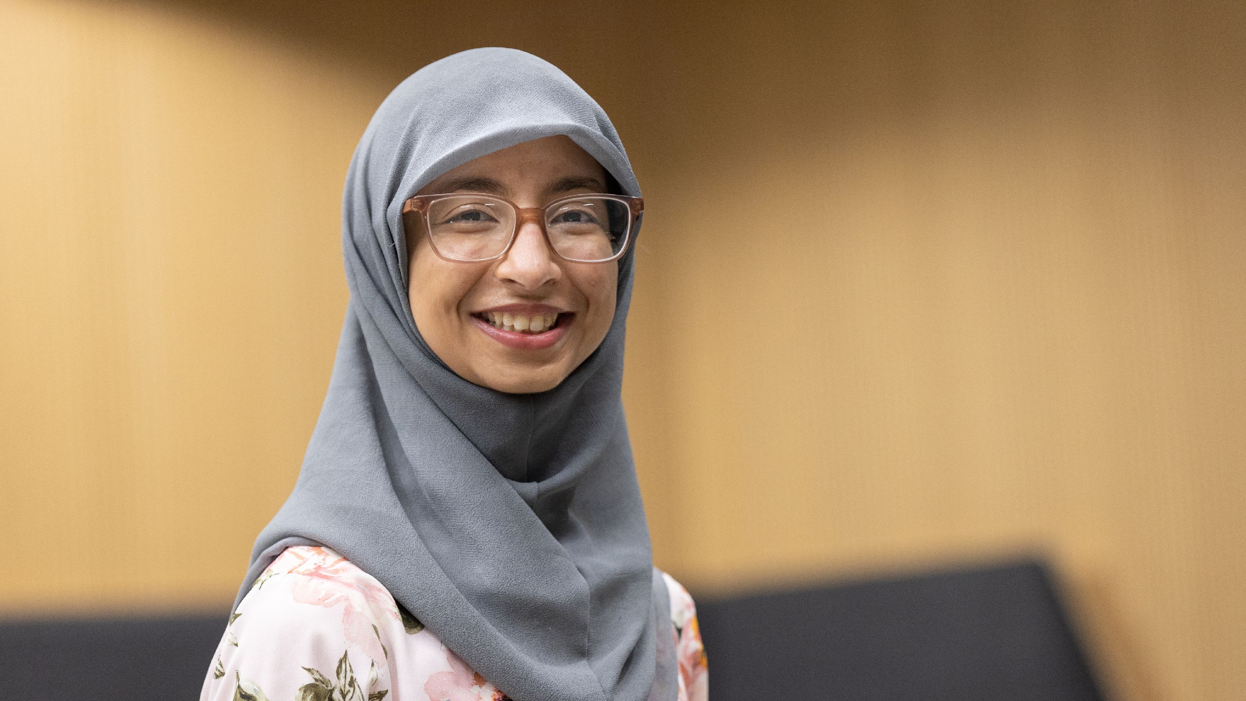 Fatima smiling