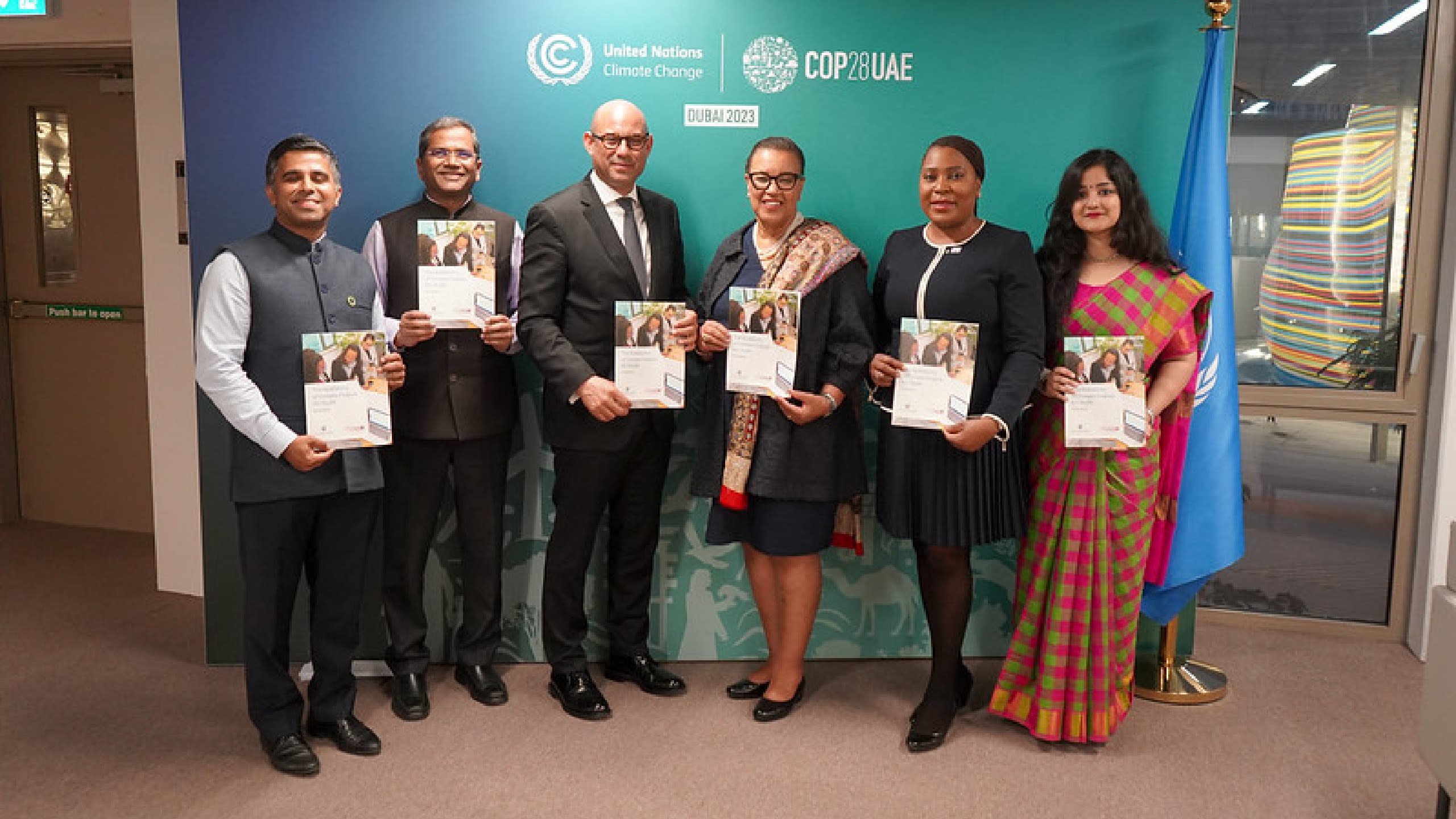 Uzo at a COP 28 event